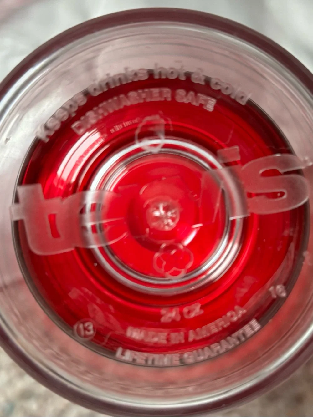 Tervis Red Insulated Hello Kitty Tumbler with Pink Lid